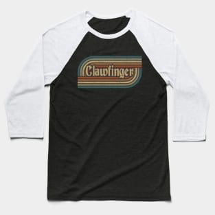 clawfinger vintage stripes Baseball T-Shirt